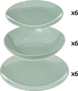 Colorama set de veselă 18 piese mentă