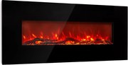Klarstein Lausanne Long, Șemineu electric, 1600W, 2 setări de temperatură, 128 cm
