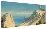 Tablou - Georg Emil Libert, View of Sommerspiret, the Cliffs of Møn, reproducere (120x50 cm)