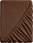 Cearsaf Cocolino microplus cu elastic SOFT BRONE 90x200 cm maro