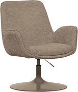 Fotoliu bej cu șezut cu înălțime ajustabilă Marten – WOOOD