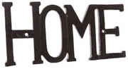 Decorațiune din fontă pentru perete Home negru,9,6 x 27 cm