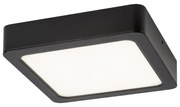 Plafoniera LED design modern Shaun negru 14,5x14,5cm