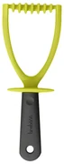 Presa pentru cartofi Trebonn Pure 1523205, 25,5 cm, Maner moale, Orificiu de agatat, Negru/Galben