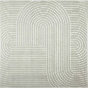 vidaXL Covoare de zonă Pătrat PALMERAS Verde 120 x 120 cm Poliester