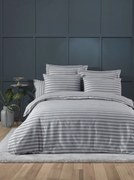 Set lenjerie pat 162ELR4132, gri, bumbac/poliester, 200x220 cm, cu cea