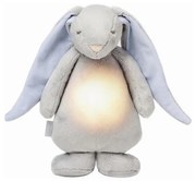 Pluș de îmbrățișat cu sunete și lumină Moonie iepuraș sky