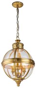 Lustră pe lanț Feiss FE-ADAMS-3P-BB ADAMS 3xE14/60W/230V auriu