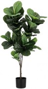 Planta artificiala decorativa cu ghiveci, 120 cm, Ficus Bizzotto