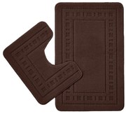 Covorașe de baie maro închis pentru WC 2 buc. 50x80 cm Armoni – Catherine Lansfield