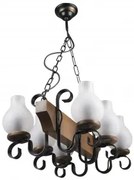 Lustra clasica 6 becuri E14 Sinna EL0039145 Erste