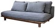 Canapea premium, 2 locuri, bumbac si iuta, Country Chic