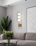 Aplică LED cu 3 Globuri – 30W, Iluminare Reglabilă, 480×80×H115 mm