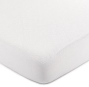 Cearșaf de pat 4Home jersey alb, 90 x 200 cm