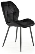 Scaun K453 velvet negru