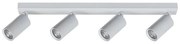 Plafoniera cu 4 spoturi directionabile design modern SOLO alb