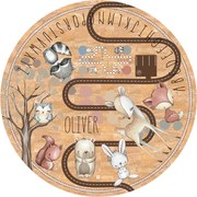 INSPIO Covor din plută pentru copii, cu animale