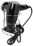 WENKO 20896100 - Suport pentru uscător de păr VACUUM-LOC MILAZZO 12x17 cm, crom lucios