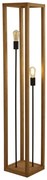 Lampa de podea din lemn design rustic industrial Square 2L