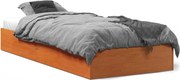 vidaXL Cadru pat fără saltea, maro ceruit, 75x190 cm, lemn masiv pin