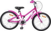 vidaXL Bicicletă pentru Copii 18 Inci pentru 5-7 ani Roz închis