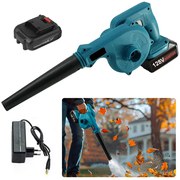 Suflantă de frunze / aspirator fără fir KIYOSHI KE24-301 2în1 + 2x baterii