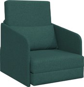 vidaXL Pat canapea 60cm Verde închis țesătură