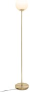Lampa de podea cu abajur rotund, metal, 134 cm