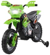 HOMCOM Motocicletă Electrică pentru Copii cu Role, 102×58×66 cm, Verde | Aosom Romania