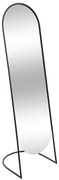 Oglindă de podea mare JEF cu ramă metalică, 39,5 × 136 cm