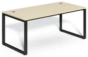 Masă SimpleOffice 180 x 90 cm, stejar deschis / negru