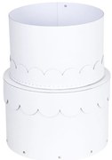 Cutii de depozitare albe 2 buc. din carton cu capac ø 26x17,5 cm Wilma Paper Laminate – Bigso