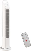 HOMCOM Ventilator turn cu telecomandă, temporizator 7,5 ore, ventilator silențios pentru dormitor, Alb | Aosom Romania