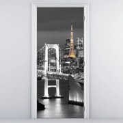 Fototapeta pentru ușă - podul din Tokio (95x205cm)