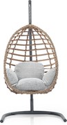 Balansoar scaun suspendat  rattan exterior interior 205x110x95 cm