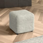 Huse bielastice COSTINA smântânii taburet (40 x 40 x 40 cm)