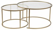 Set de măsuțe de cafea Aurum Gold 80 cm, 2buc.