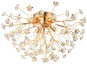 Plafoniera design elegant KATRINA 45cm auriu 64135D GL