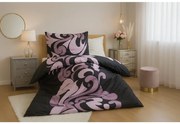 Lenjerie de pat din polibumbac TATTOO, neagra Dimensiune lenjerie de pat: 70 x 90 cm | 140 x 200 cm