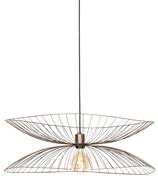 Lampa suspendată inteligentă bronz închis cu abajur dublu, inclusiv Wifi G95 - Pua
