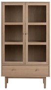 Vitrină în decor de stejar Actona Aston