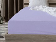 Cearsaf Jersey cu elastic 90x200 cm mov deschis