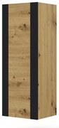 Dulap suspendat Montana (Stejar artisan + negru mat). 1085842