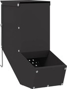 vidaXL Urmărire pentru iepuri Negru 12,5 x 26 x 28,5 cm