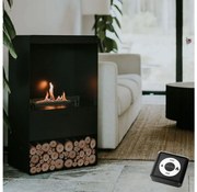 Șemineu BIO cu telecomandă Planika Senso Stove BEV 83,5x48 cm 2,5kW