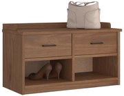 vidaXL Bancă pentru hol „SANDNES” 87x40x50 cm din lemn masiv de pin
