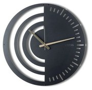 Ceas de perete Chrono Black , 50 x 50 cm