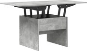 vidaXL Masă de cafea Gri din beton 55 x 54,5 x 45 cm Lemn compozit