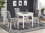 Masă de sufragerie extensibilă 100-200 cm Saras (alb) (pentru 6 8 persoane). 1048725