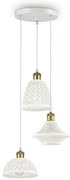 Lustra cu 3 pendule ceramice design modern LUGANO SP3 206875